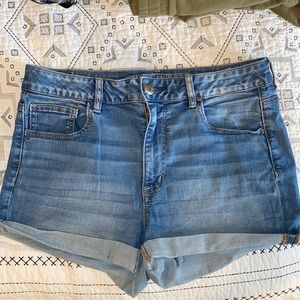 High Rise American Eagle Shorties